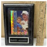 Davey Allison Tribute Card Plaque