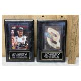 2 Dale Earnhardt #3 The Intimidator Plaques