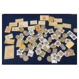 Large Collection of Souvenir Wood Tokens