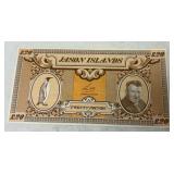 1979 Jason Island 20 Pounds Banknote Ft. Len Hill