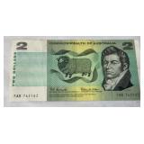 Australian $2 Banknote Ft. William Farrer