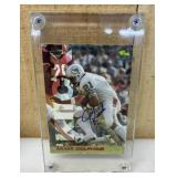 Jim Kiick Autographed Dolphins Card w/ COA