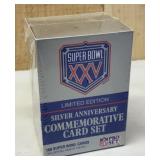 Sealed- Super Bowl XXV Silver Ann. Card Set