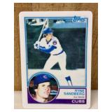 1983 Ryne Sandberg #83 Porcelain Rookie Card