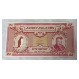 1979 5 Pound Bank Note Jason Island