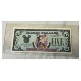 1989 Disney $5 Ft. Goofy