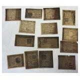 Assortment of Reproduction Banknotes