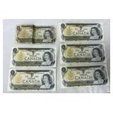 6- Canadian $1 Banknote Ft. Queen Elizabeth II