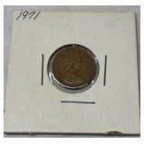 1971 Great Britain 1/2 Penny Ft. Queen Elizabeth I