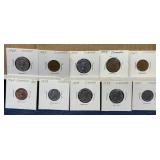 Range 1950-1975 Canadian Coins