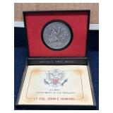 1970s Americas First Medals- Lt. Col. John Howard