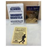 Mickey Mantle 23kt Bleachers Card w/ COA