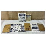 Mickey Mantle Set of 3 23kt Cards w/ COA