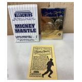 Mickey Mantle 23kt Bleachers Card w/ COA