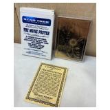 Star Trek Generations 23kt Movie Poster Card