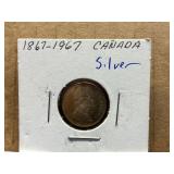 1967 Centennial 10 Cent Coin