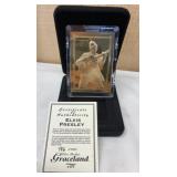 Elvis Presley 23kt Card w/ COA
