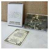 Star Wars Darth Vader 23kt Card w/ COA
