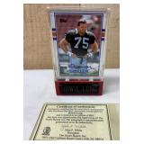 Howie Long Autographed Raiders Card w/ COA