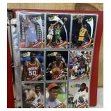 Binder Full of Basketball Cards