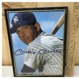 Framed Mickey Mantle- The Legend will never fade