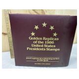22kt Gold Replica Stamp Collection- Full Binder
