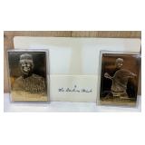 22kt Don Larsen & Greg Maddux Cards