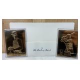 22kt Catfish Hunter & Mike Piazza Cards