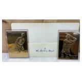 22kt Grover Alexander & Ken Griffey Jr Cards