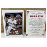 1969 Nolan Ryan #533 Porcelain Card w/ COA
