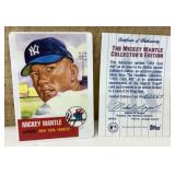 1953 Mickey Mantle #82 Porcelain Card w/ COA