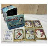 Coca-Cola Polar Bear Metal Trading Cards