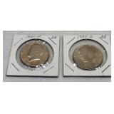 1981 & 1985 Kennedy Half Dollars
