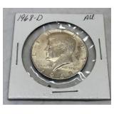 1968 US Kennedy Half Dollar