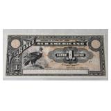 1920 Ecuadorian 1 Sucre Banknote