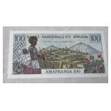 Rwanda 100 Francs Banknote