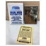 Ripken & Gehrig 23kt Iron Men Bleachers Card w/ CO
