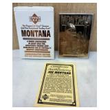 Upper Deck Joe Montana 23kt Card w/ COA