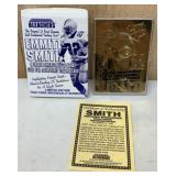 Emmitt Smith 23kt Bleachers Card w/ COA