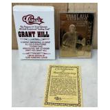 Grant Hill 23kt Classic Card w/ COA