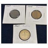 Range 1947-1965 Coins from Austria