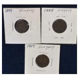 Range 1899-1927 Coins from Hungary