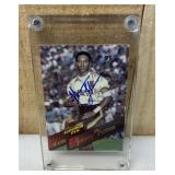 Johnny Thomas Autographed Card