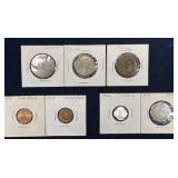China, Singapore, India Coins- Earliest 1919