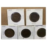 1900s Canadian Coins