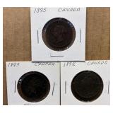 1890s Canadian Coins