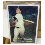 1957 Mickey Mantle #95 Porcelain Card w/ COA