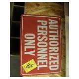 SMALL METAL SIGN SMALL METAL SIGN