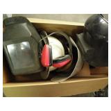 WELDING HELMETS, HARD HATS