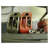 GAS CANS, DRAIN PANS GAS CANS, DRAIN PANS